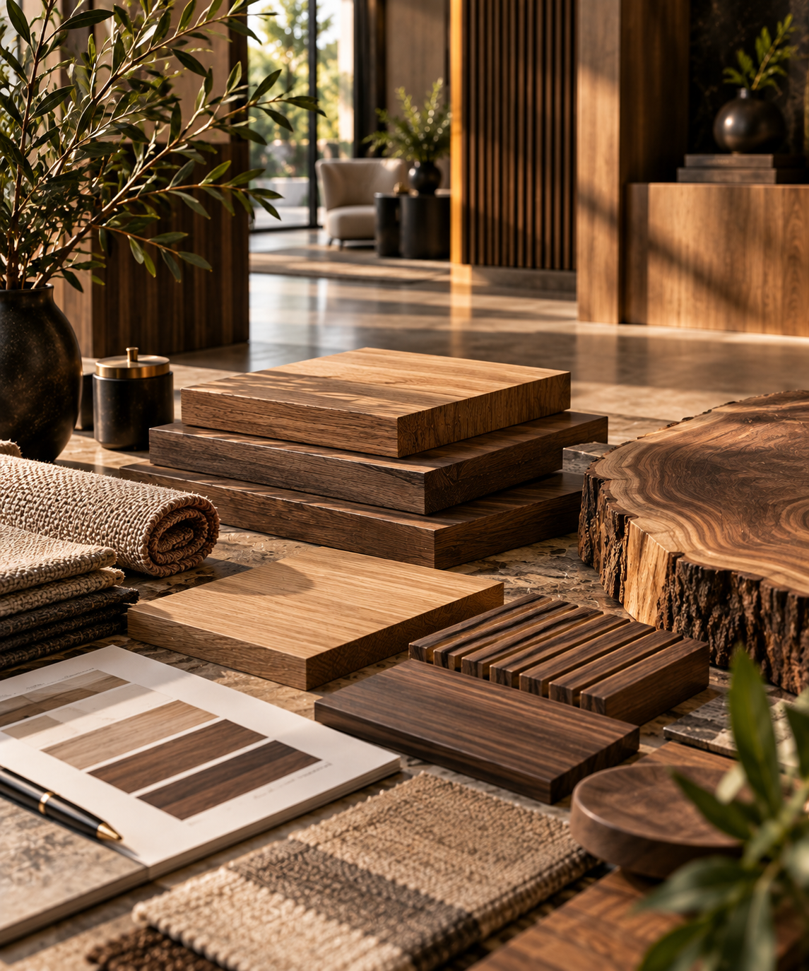 Natural wood